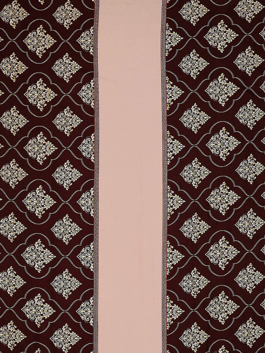 110 GSM Polyester Double Bed Bedsheet with 2 Pillow Covers