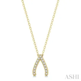 .12CTRDDM WISHBON PETITE PD YG 10K-S CH*