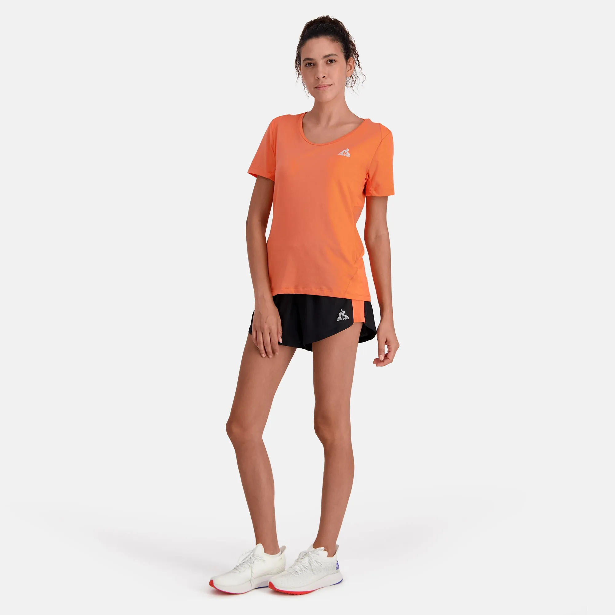 2321154-TRAINING LF Short Running N°2 W black | Short Femme