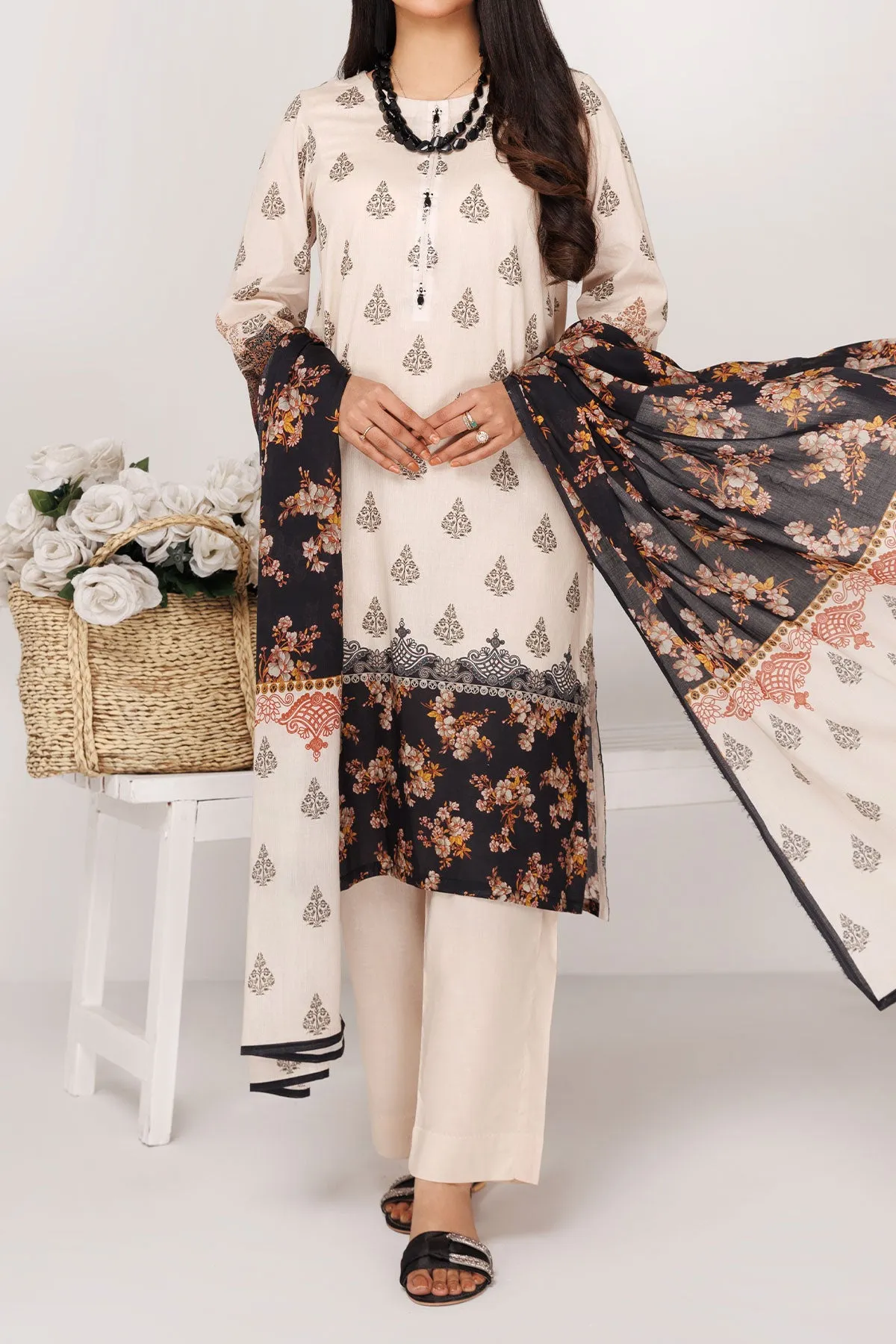3 PIECE DIGITAL PRINT LAWN| DPC-313