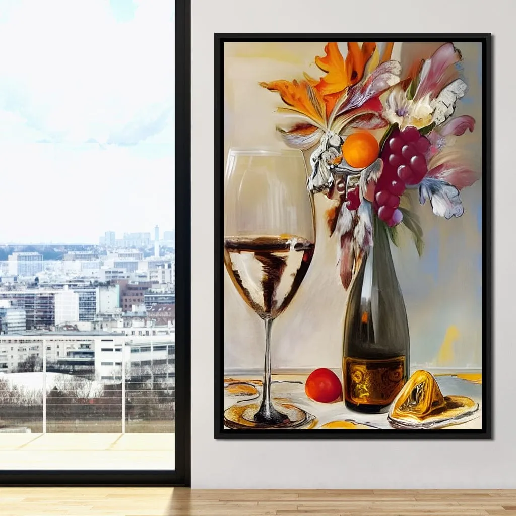 Abstract Wine & Flowers 05