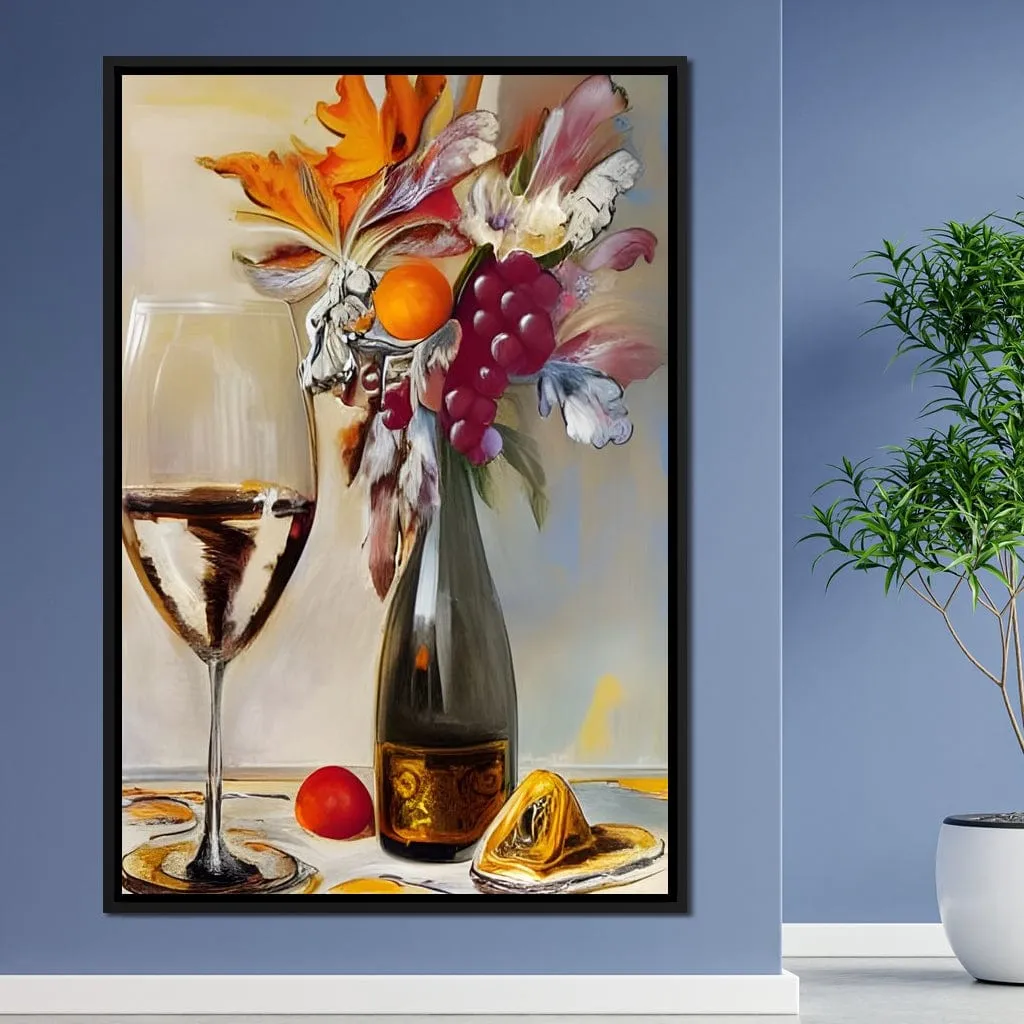 Abstract Wine & Flowers 05