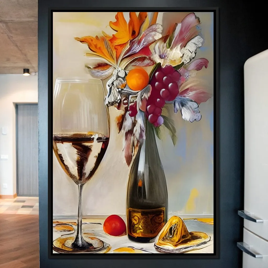 Abstract Wine & Flowers 05