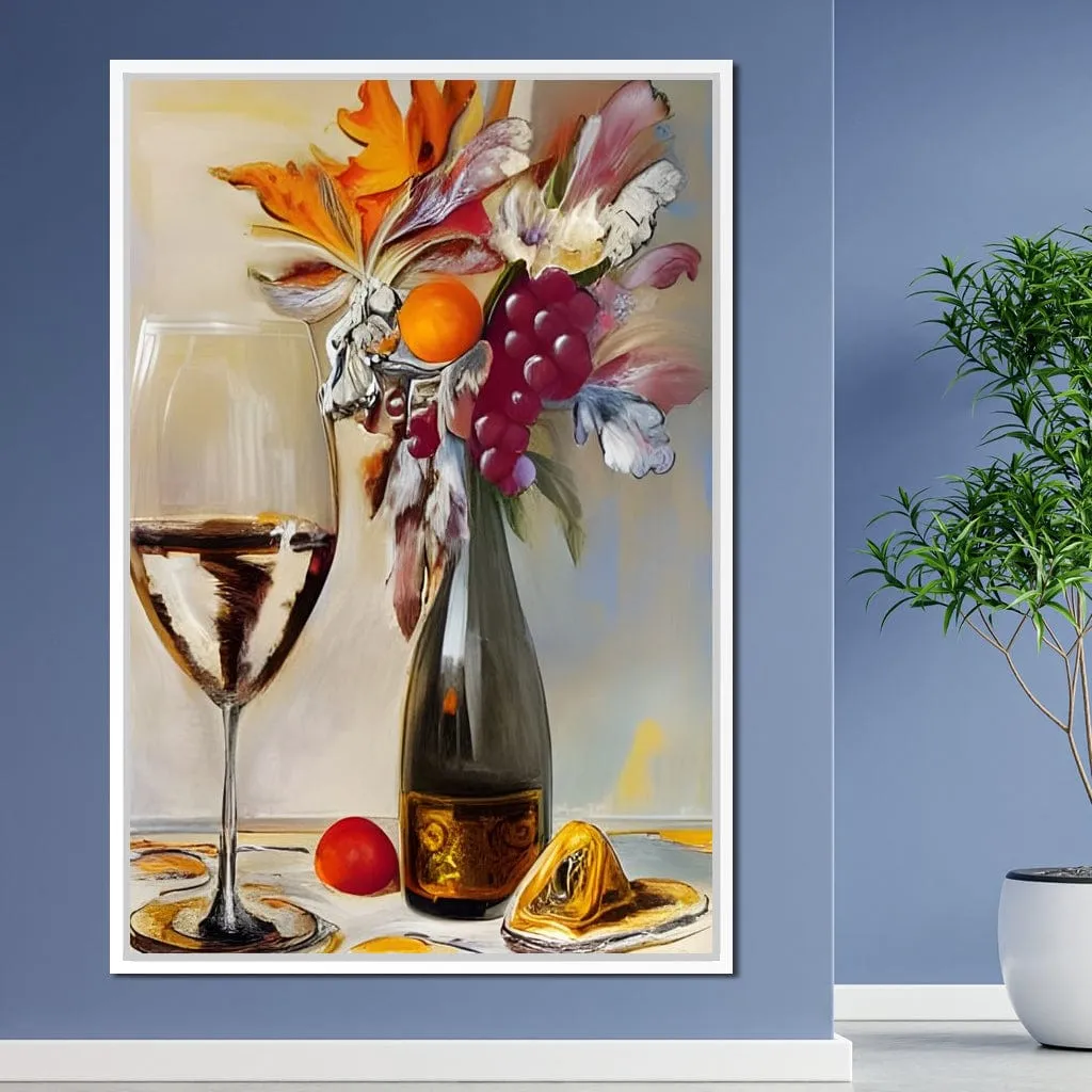 Abstract Wine & Flowers 05