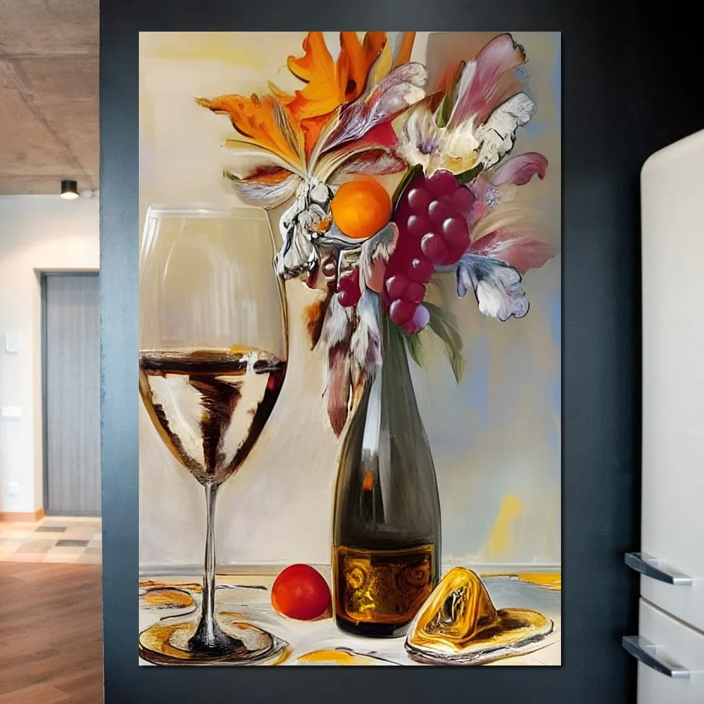 Abstract Wine & Flowers 05