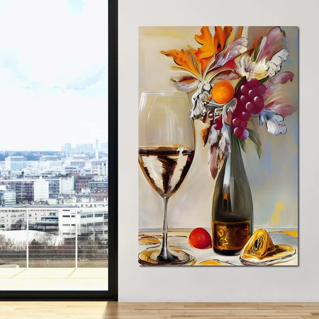 Abstract Wine & Flowers 05