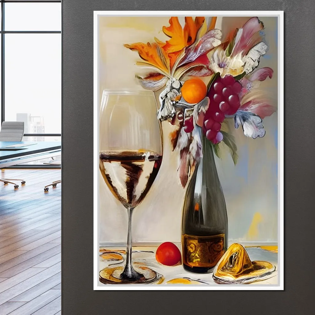 Abstract Wine & Flowers 05