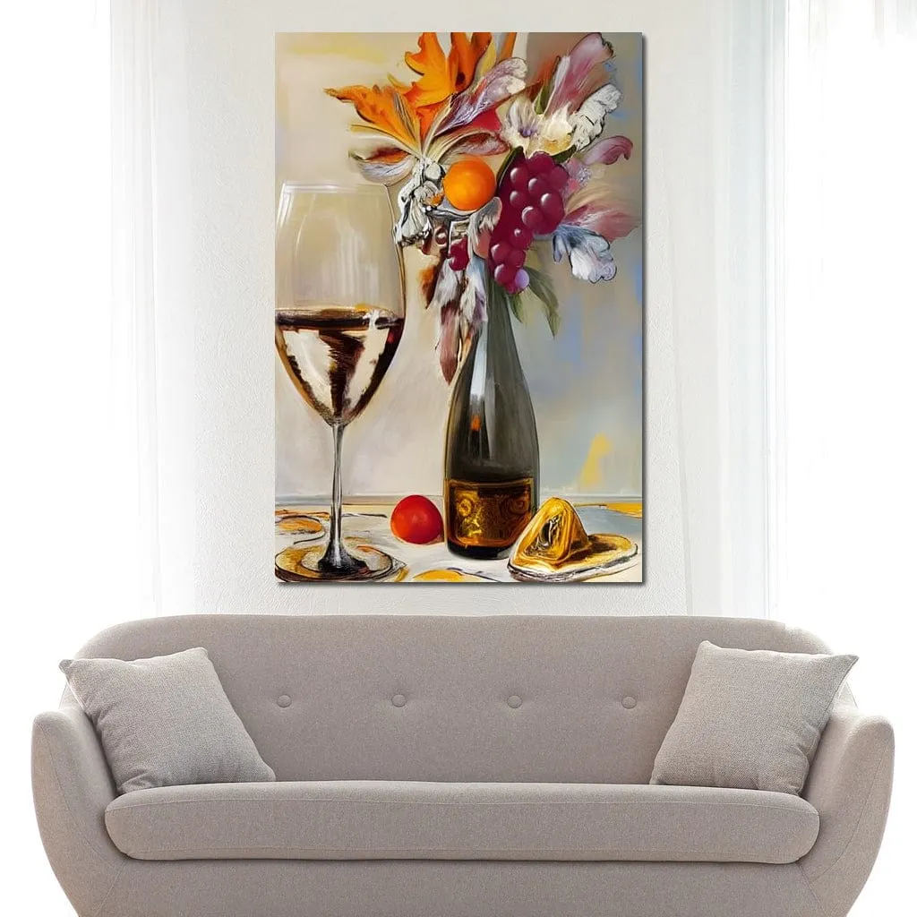 Abstract Wine & Flowers 05