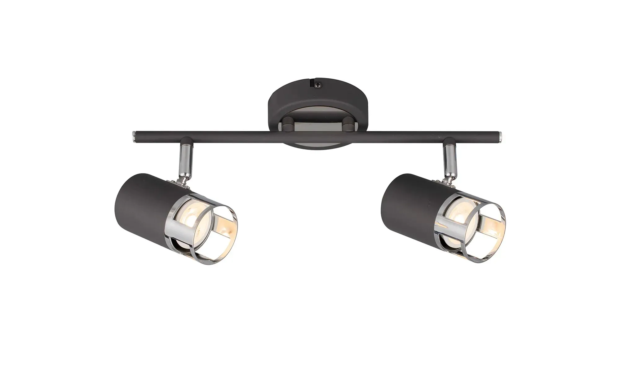 Almera 2/3/4Lt Bar Spotlight GU10 - Painted Gold/Polished Chrome