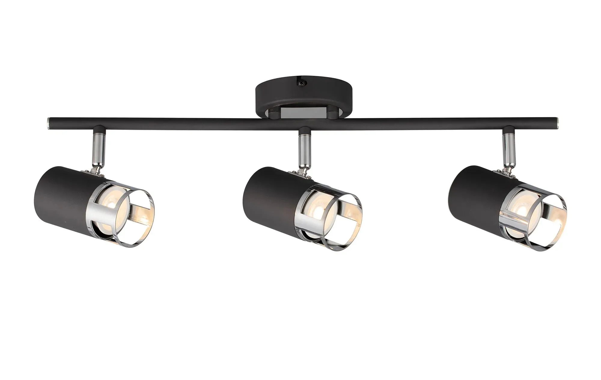 Almera 2/3/4Lt Bar Spotlight GU10 - Painted Gold/Polished Chrome