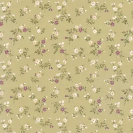 Anne of Green Gables - Floral Stems Fern Yardage
