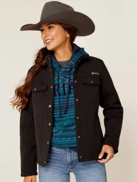 Ariat 10046445 Womens Berber Back Softshell Jacket Black