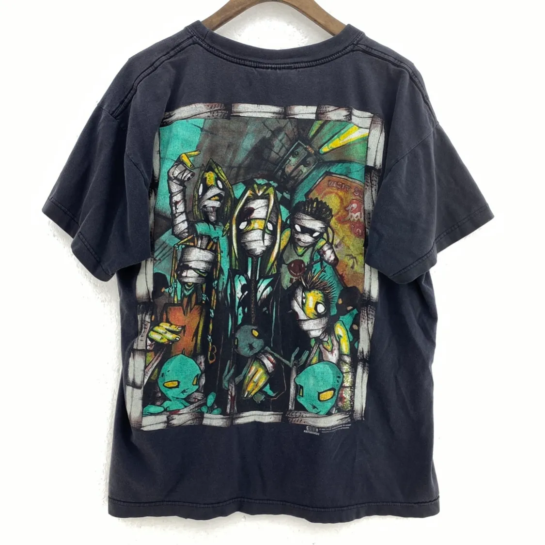 Artimonde Korn Rock Band Graphic Print 2001 Gray T-shirt Size M