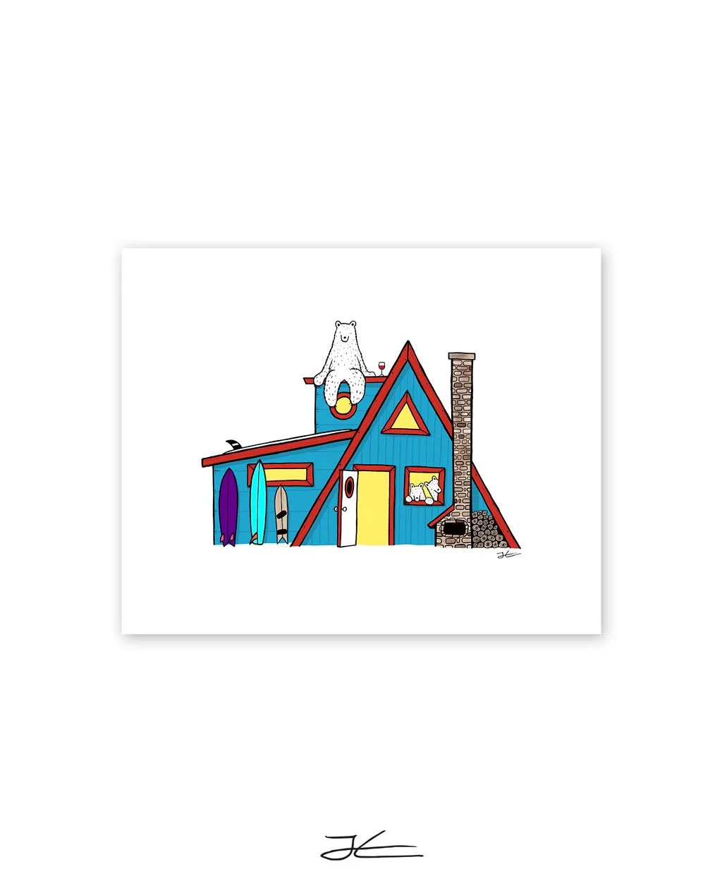 Bear Den - Print/ Framed Print