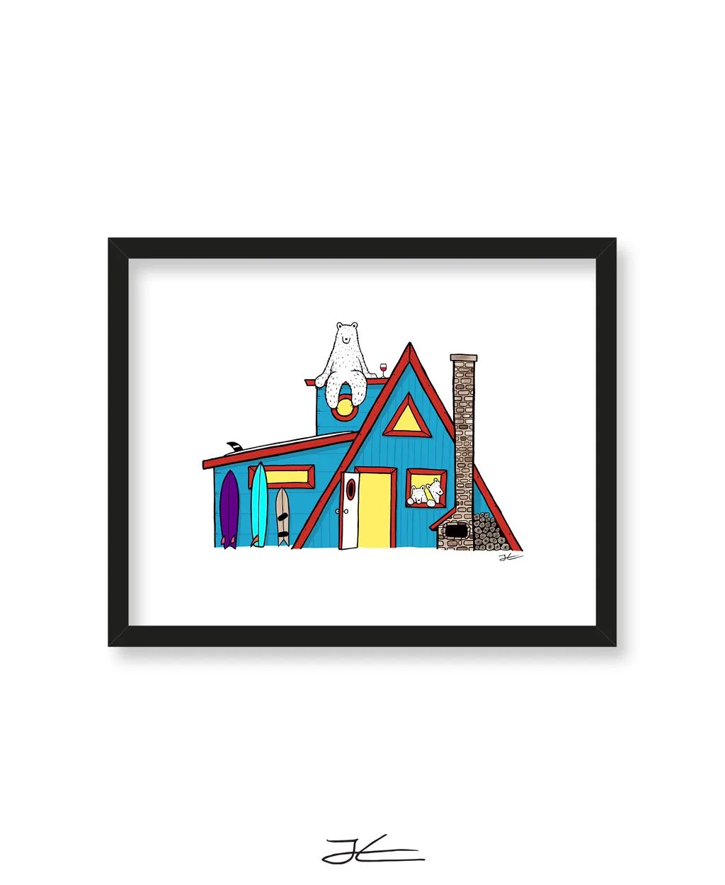 Bear Den - Print/ Framed Print
