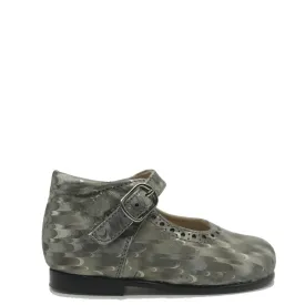 Beberlis Silver Feather Baby Mary Jane