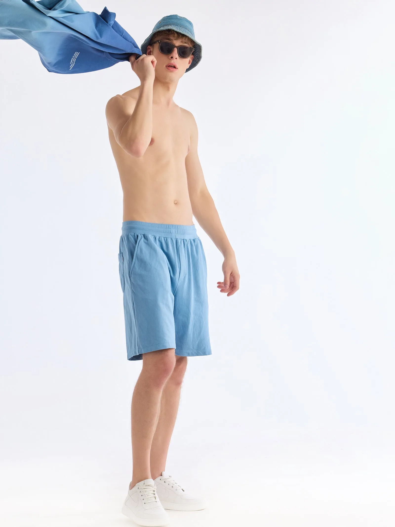 Blue Tie Dye Pure Cotton Co-Ords
