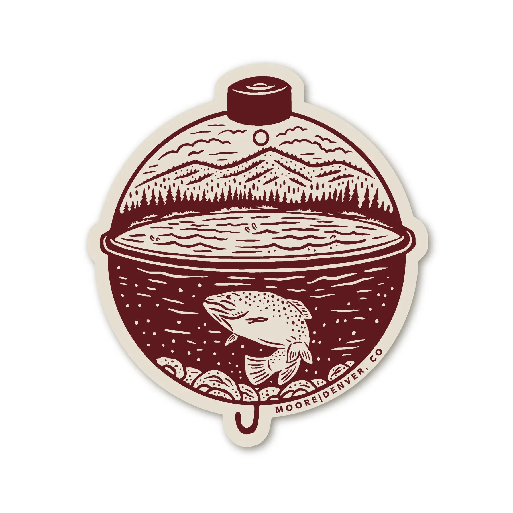 Bobber Sticker