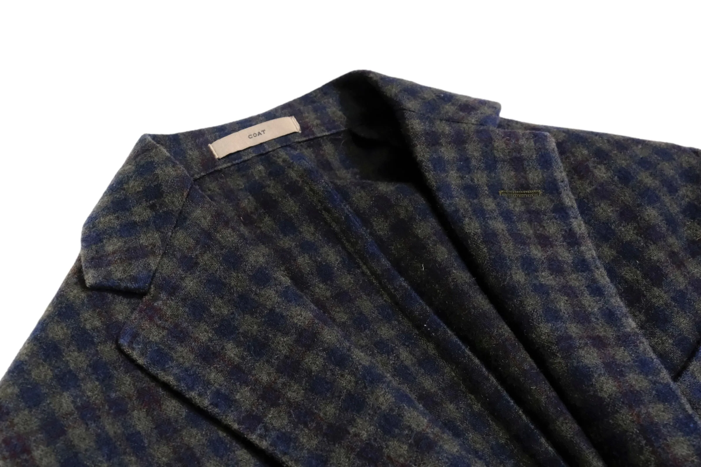 Boglioli - Grey/Navy Multi Checked Wool/Cashmere Sports Jacket 46