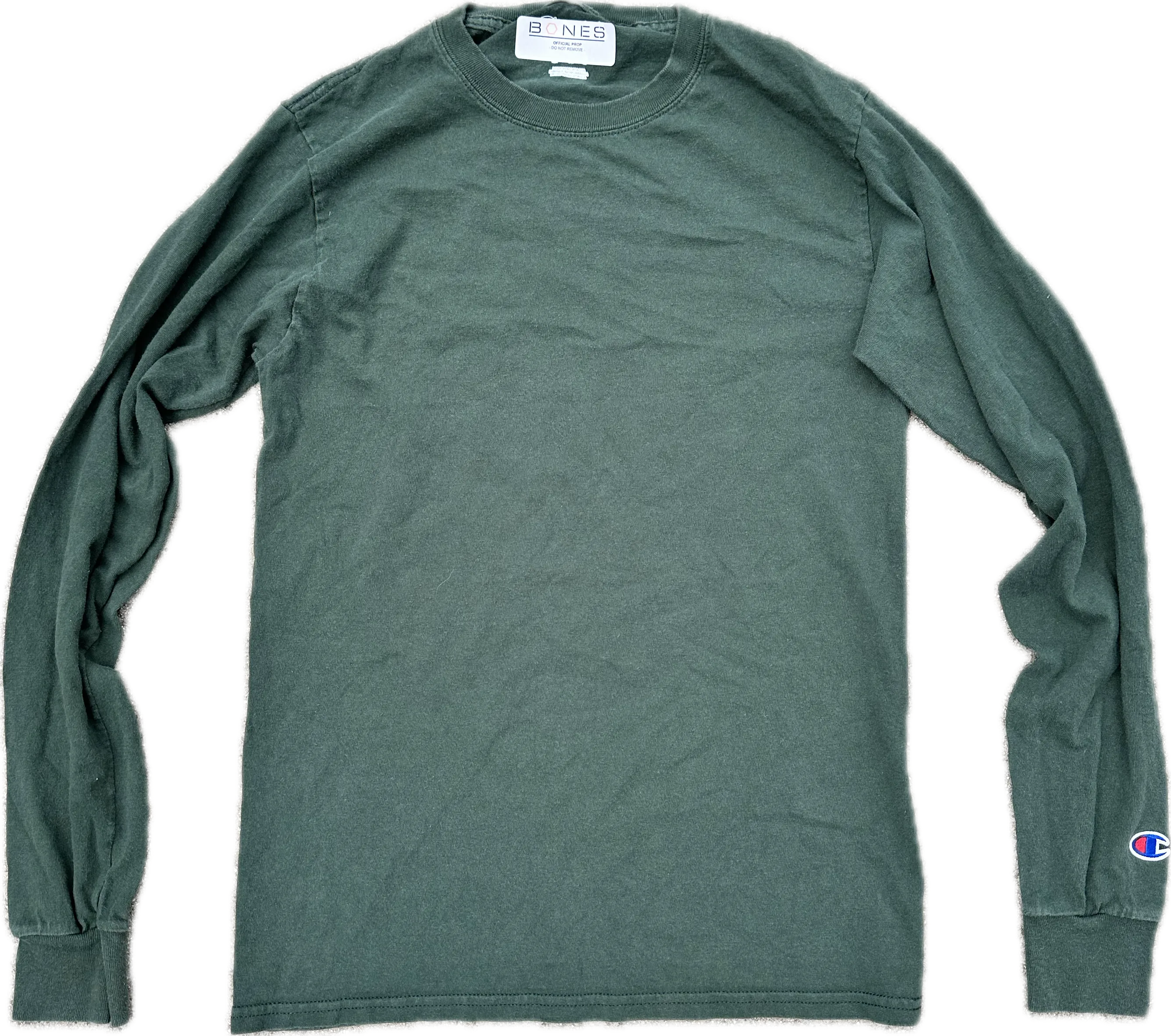 BONES: Agent Booth's CHAMPION Green Pullover Shirt (L)