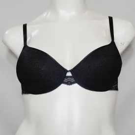 b.tempt'd 953238 Wacoal Love Triangle Contour UW Bra 32B Black NWT