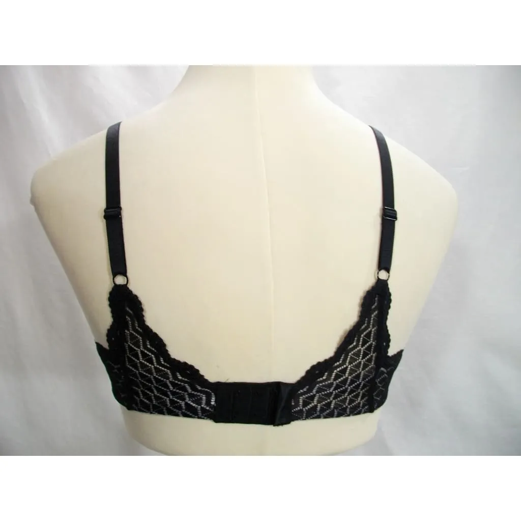 b.tempt'd 953238 Wacoal Love Triangle Contour UW Bra 32B Black NWT