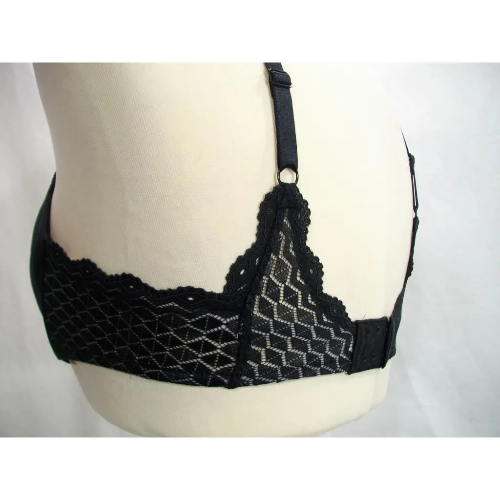 b.tempt'd 953238 Wacoal Love Triangle Contour UW Bra 32B Black NWT