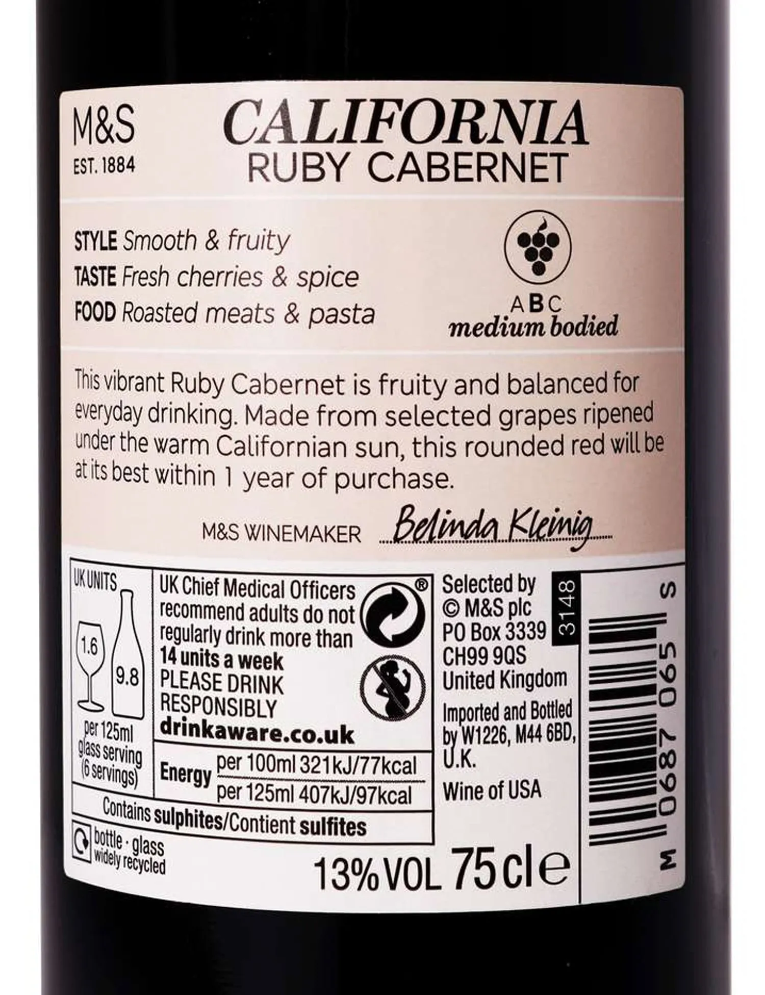 California Ruby Cabernet