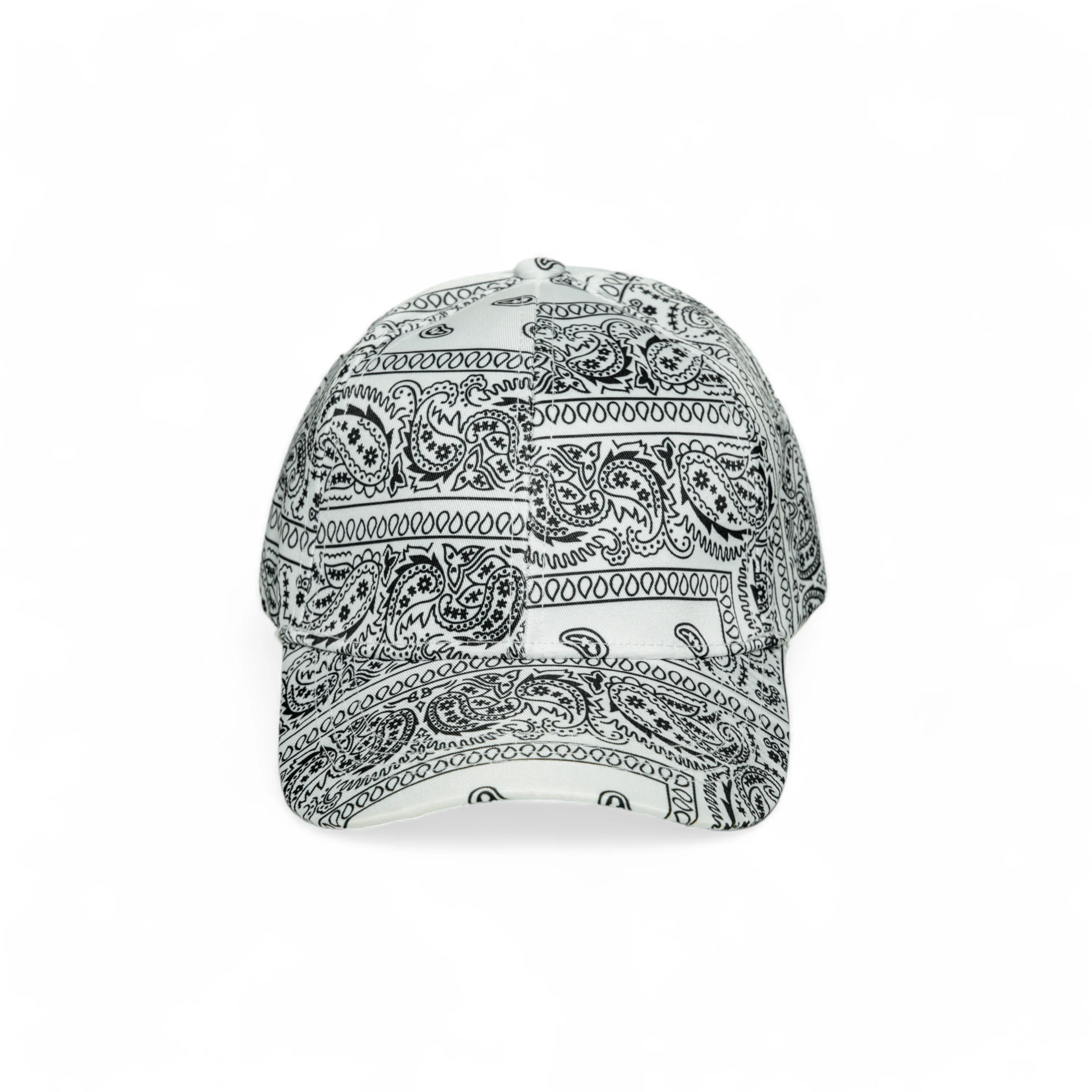 Chokore Paisley print Baseball Cap (White)