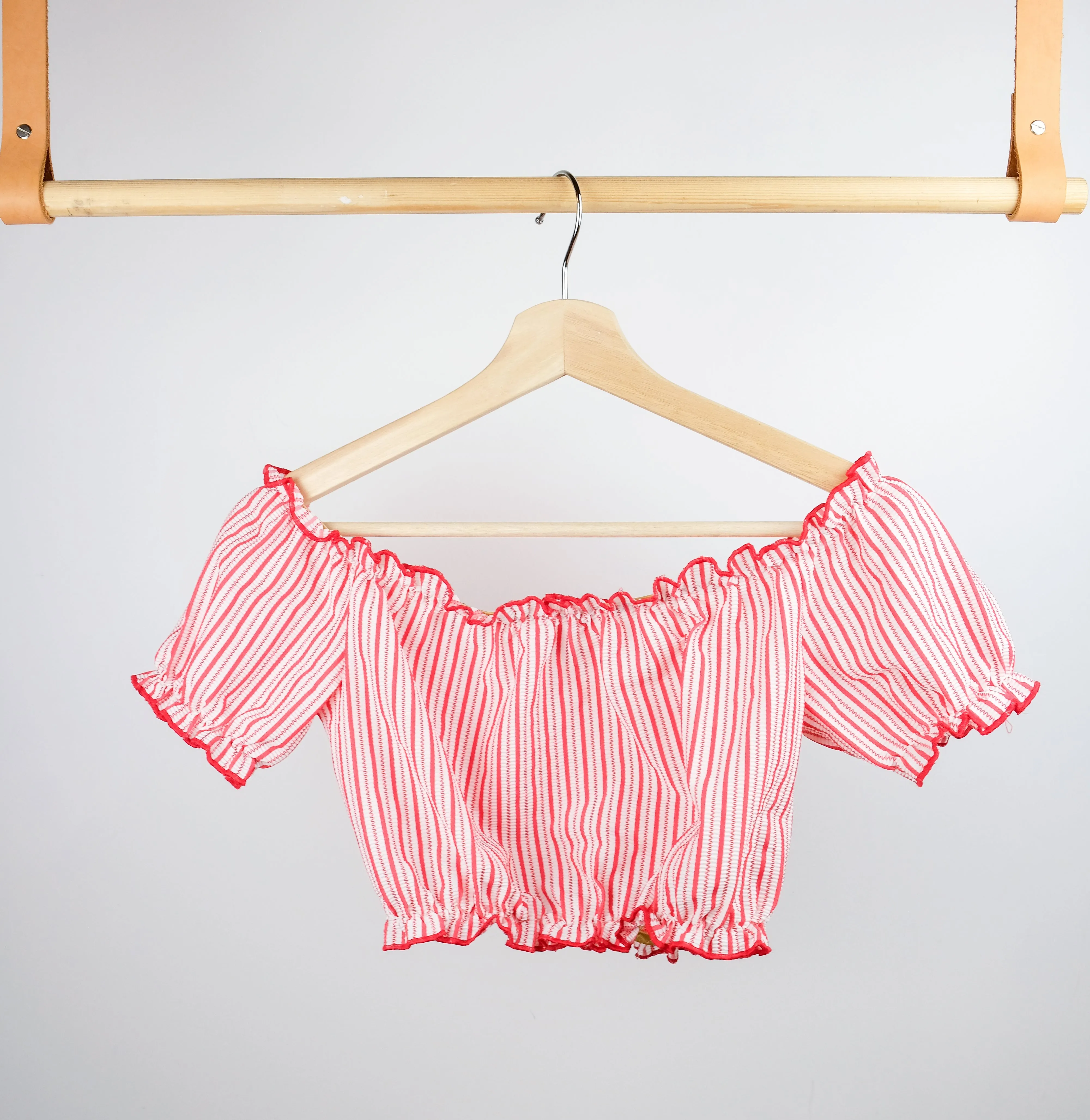 Cold shoulder bikini top [Red Candy]