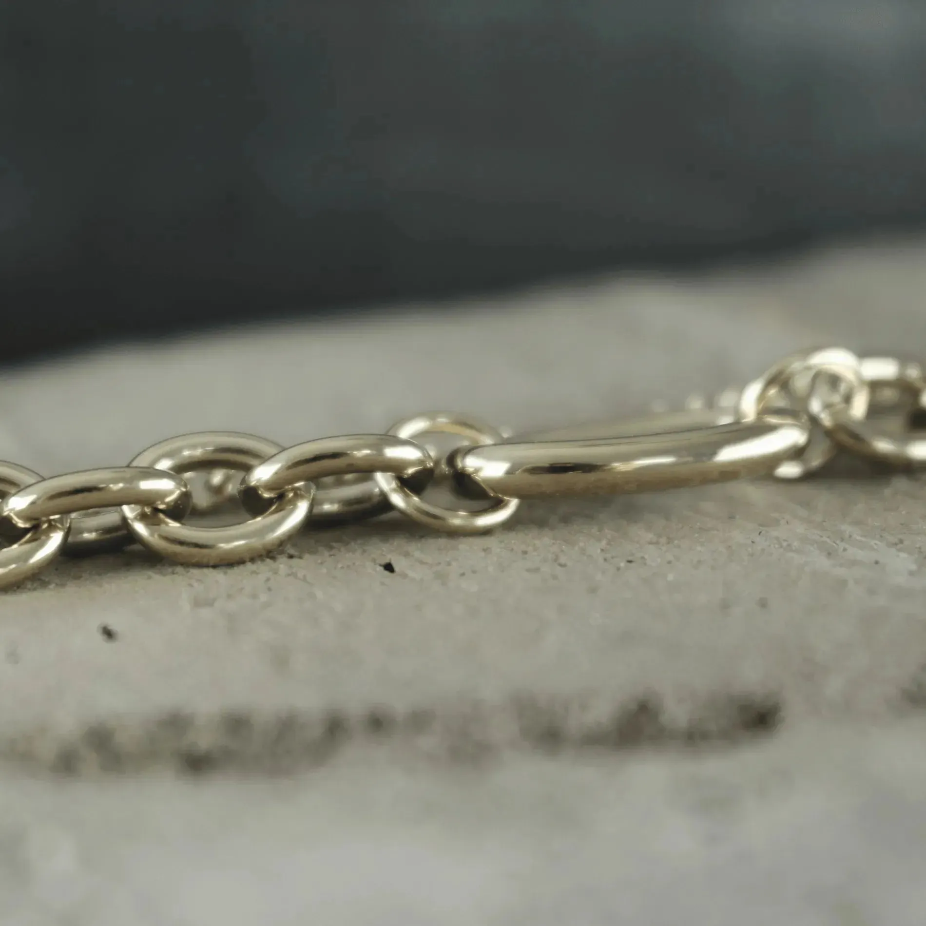 Courage Waterproof Pre Layered Chunky Bracelet 18 Carat Gold