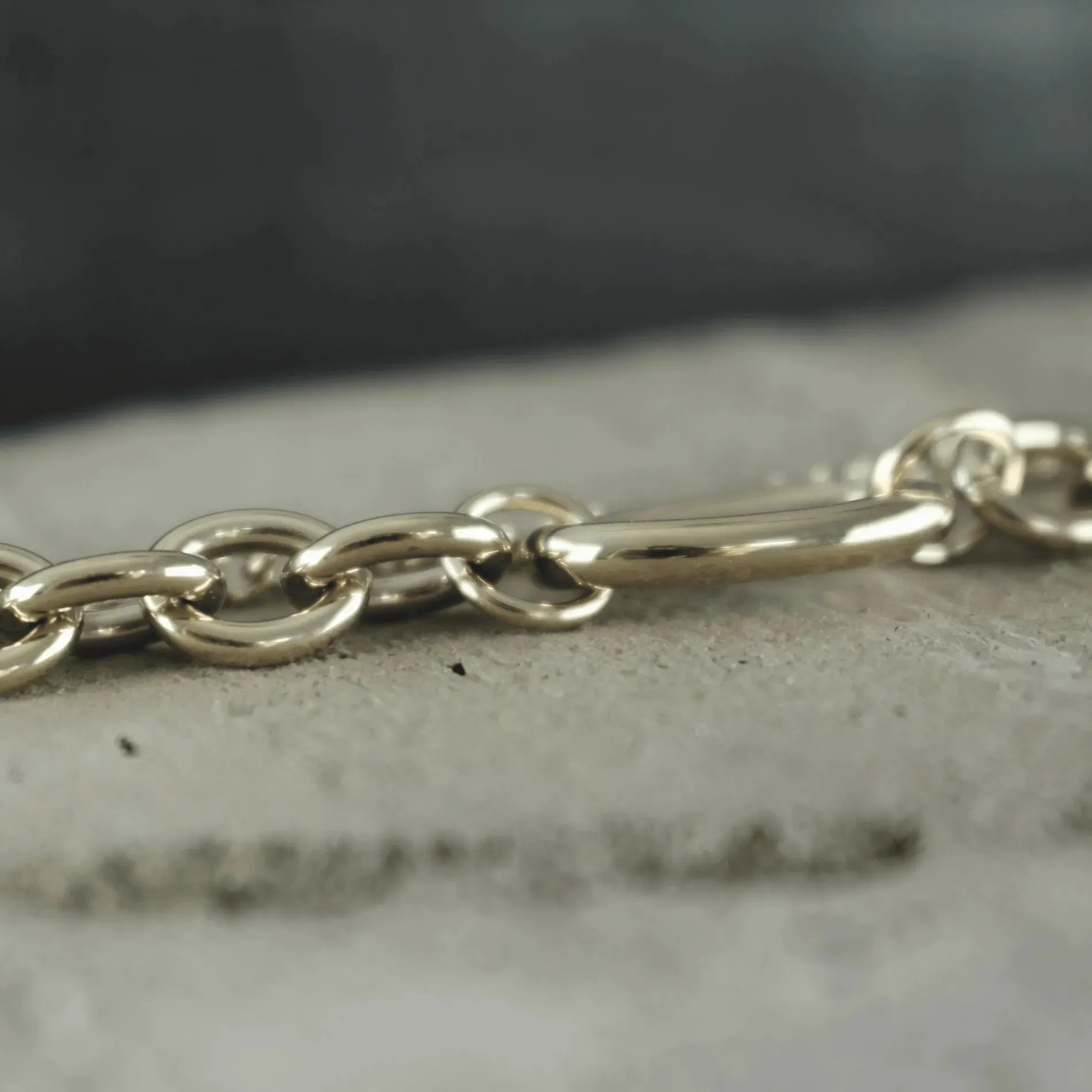 Courage Waterproof Pre Layered Chunky Bracelet 18 Carat Gold