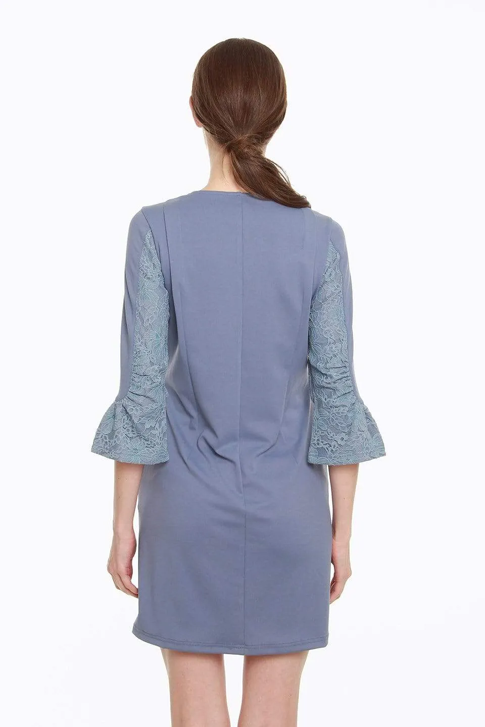 Cybele Maternity Dress Pigeon Blue