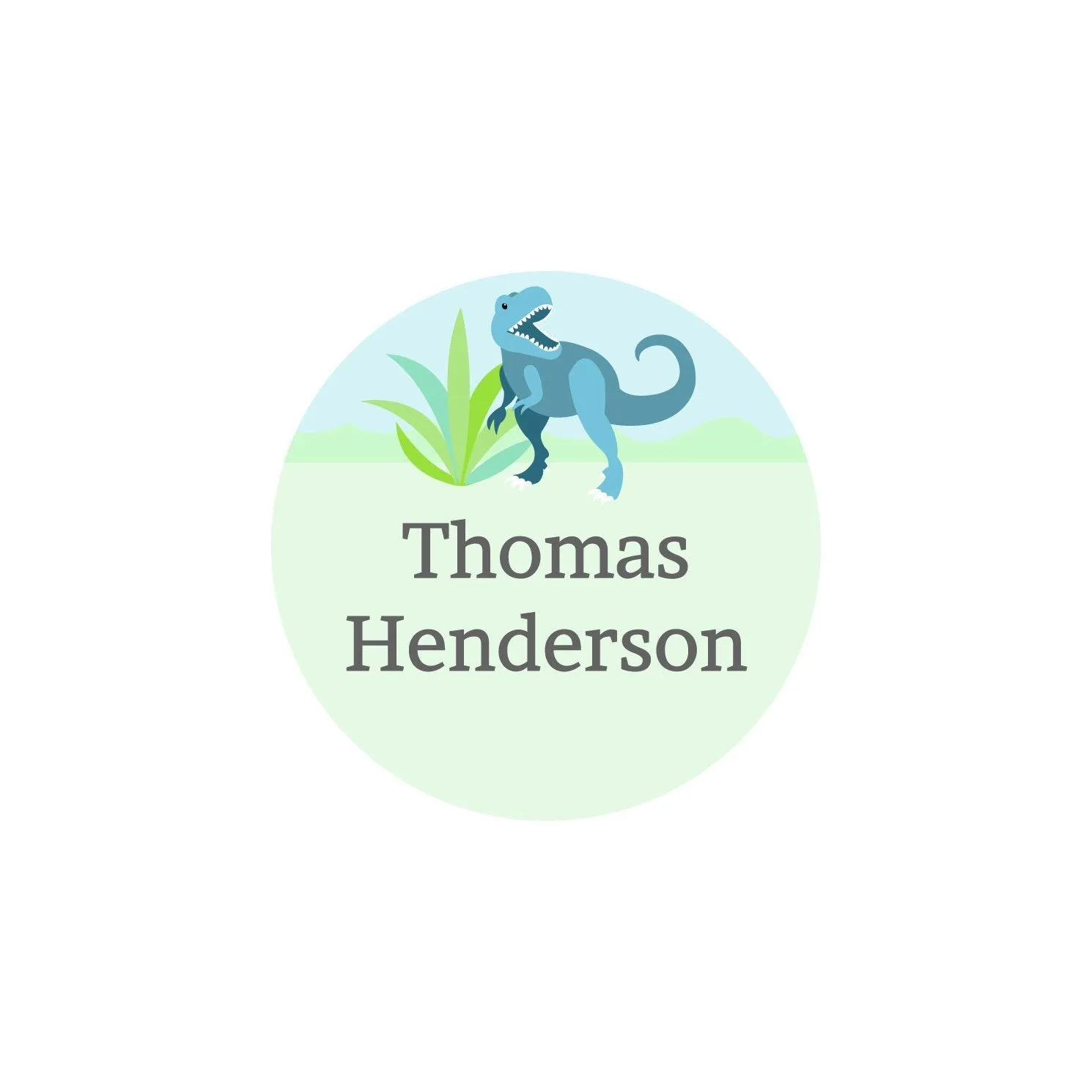 Dinosaurs Clothing Labels