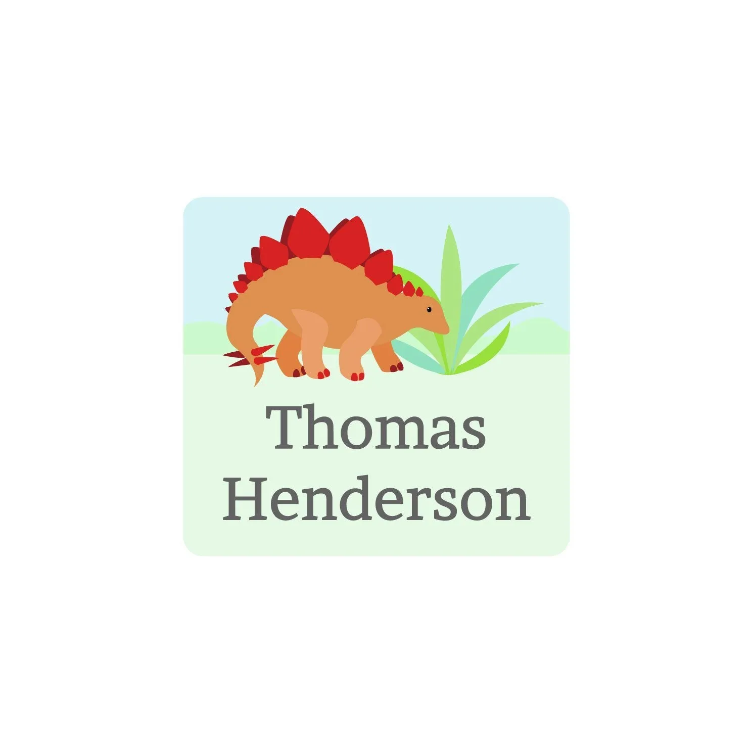 Dinosaurs Clothing Labels