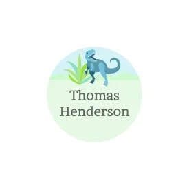 Dinosaurs Clothing Labels