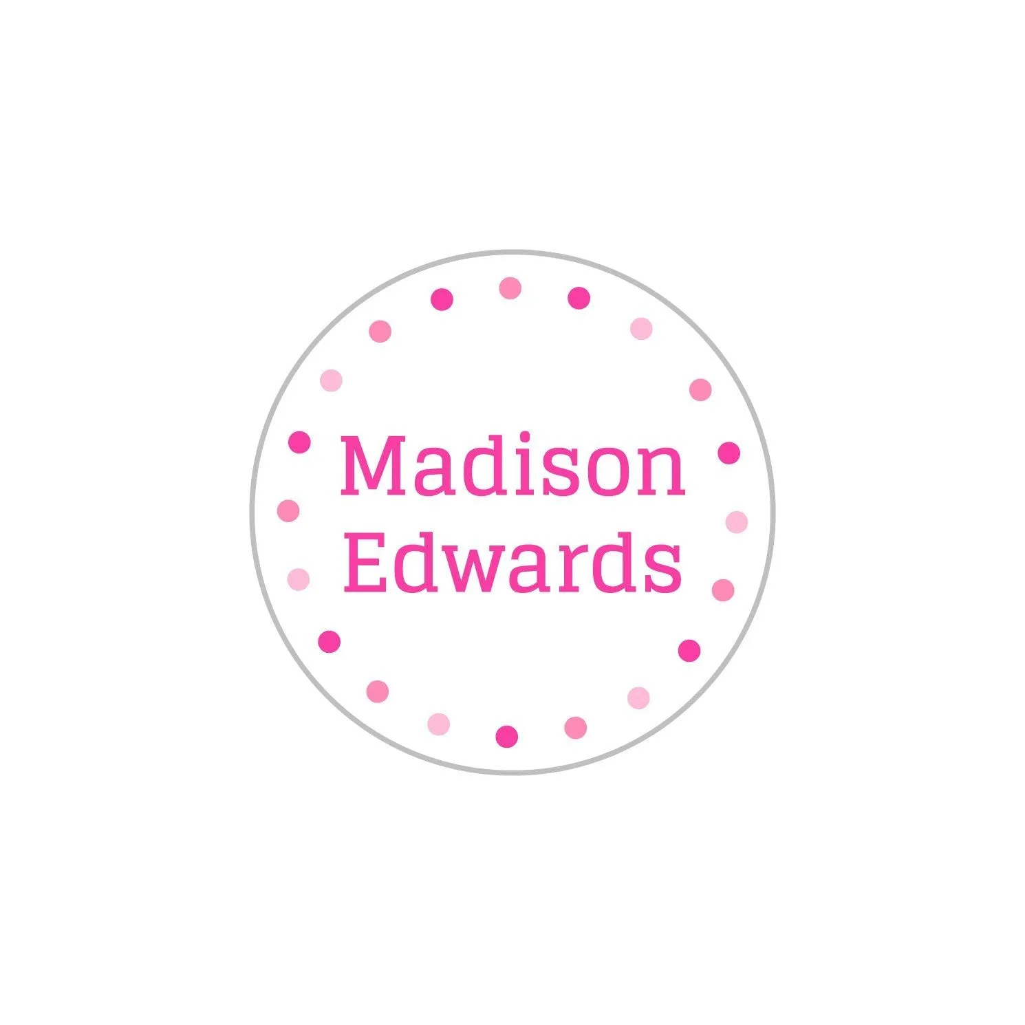 Dots Clothing Labels
