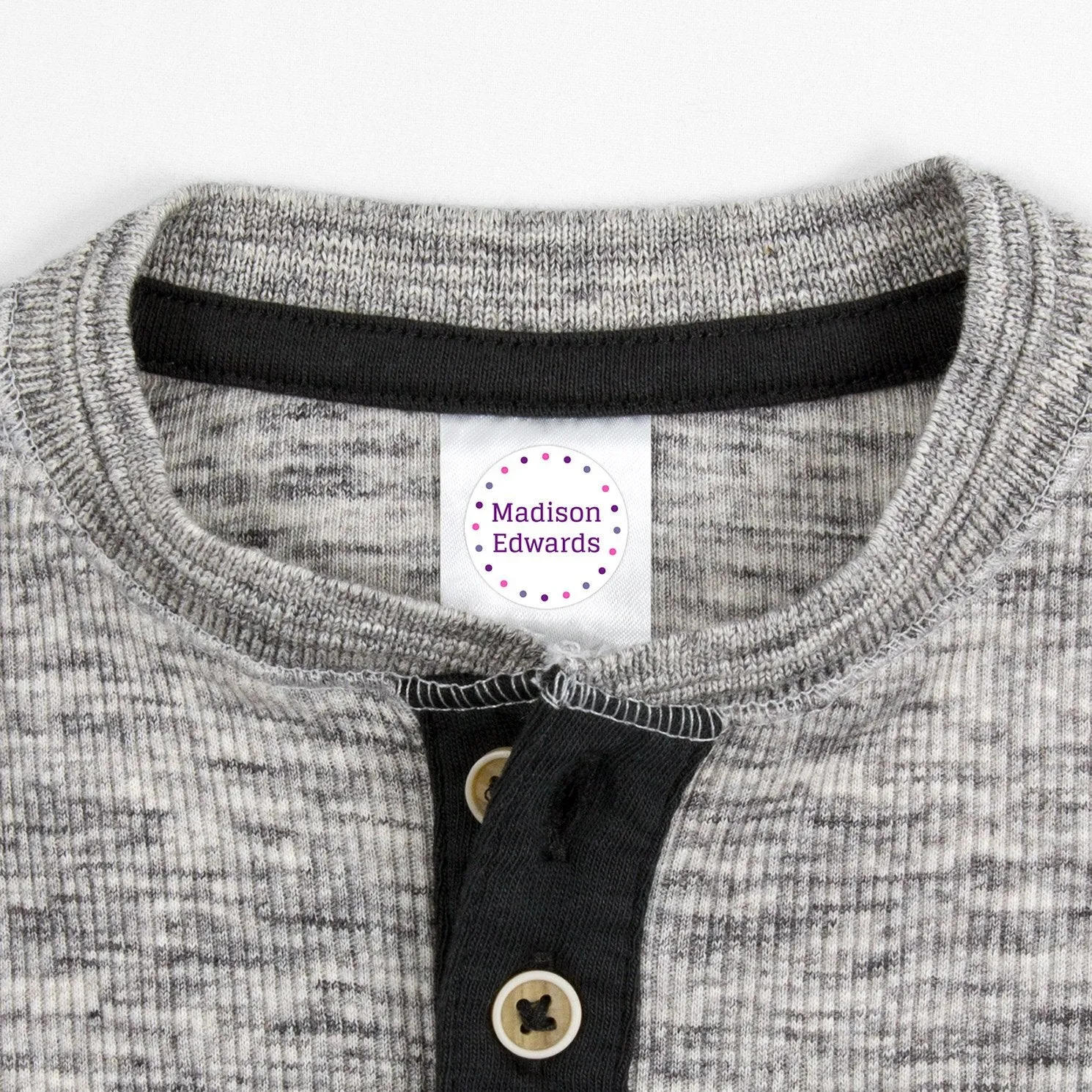 Dots Clothing Labels