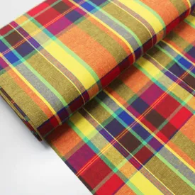 Dressmaking Madras Cotton Check - Multicoloured - Horton