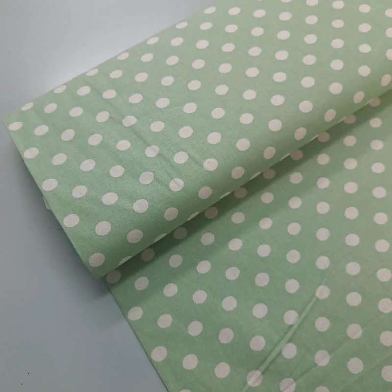 Dressmaking Stonewashed Cotton - Green - Spot