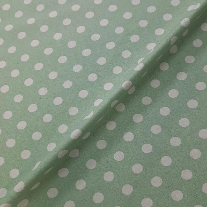 Dressmaking Stonewashed Cotton - Green - Spot