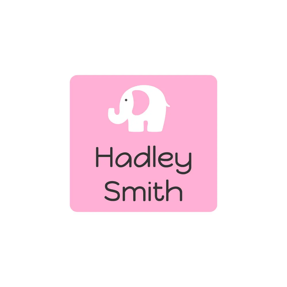 Elephant Clothing Labels