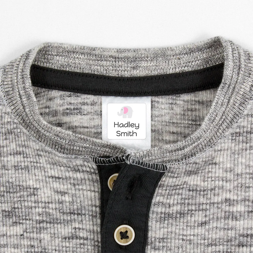 Elephant Clothing Labels