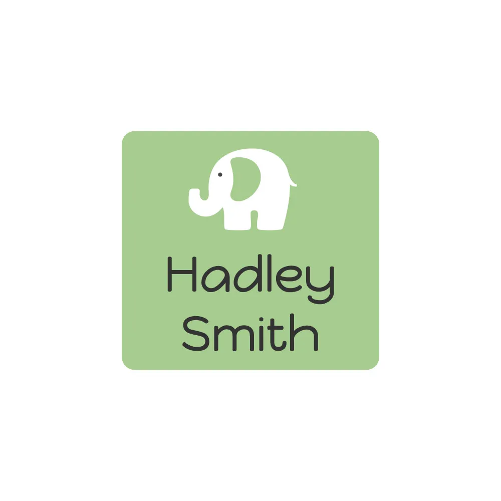 Elephant Clothing Labels