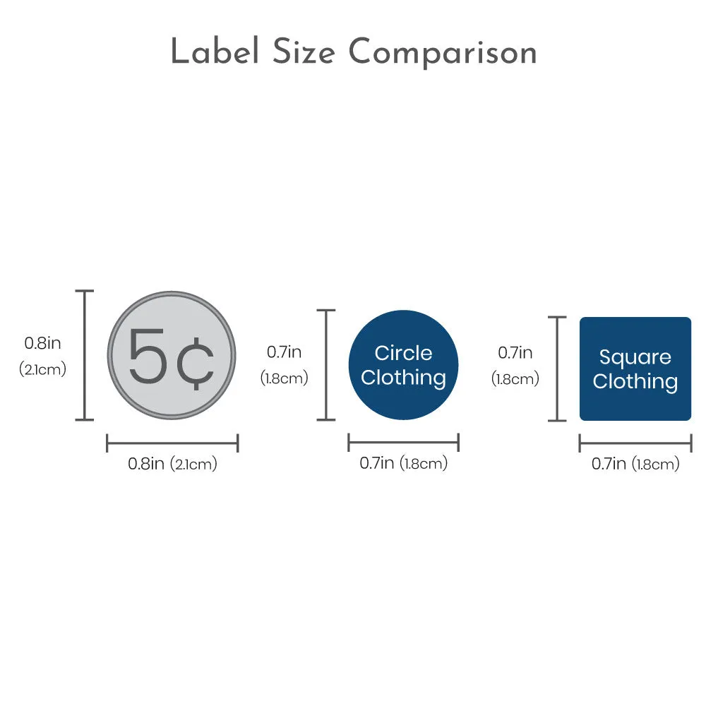 Elephant Clothing Labels