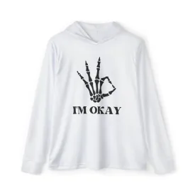 Embrace the Thrill: Kay Chimba I'm Okay Skeleton Fingers Hoodie