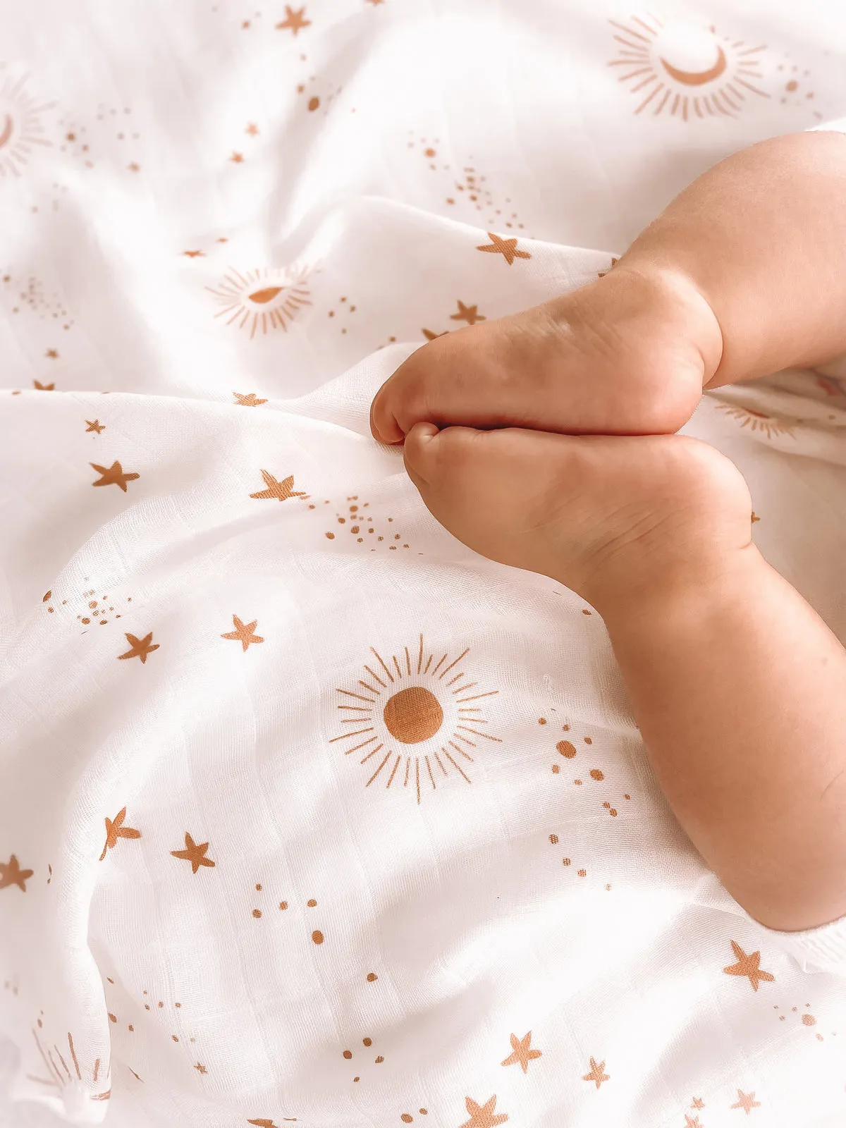 Fox and Fallow Organic Muslin Wrap Swaddle - Constellation