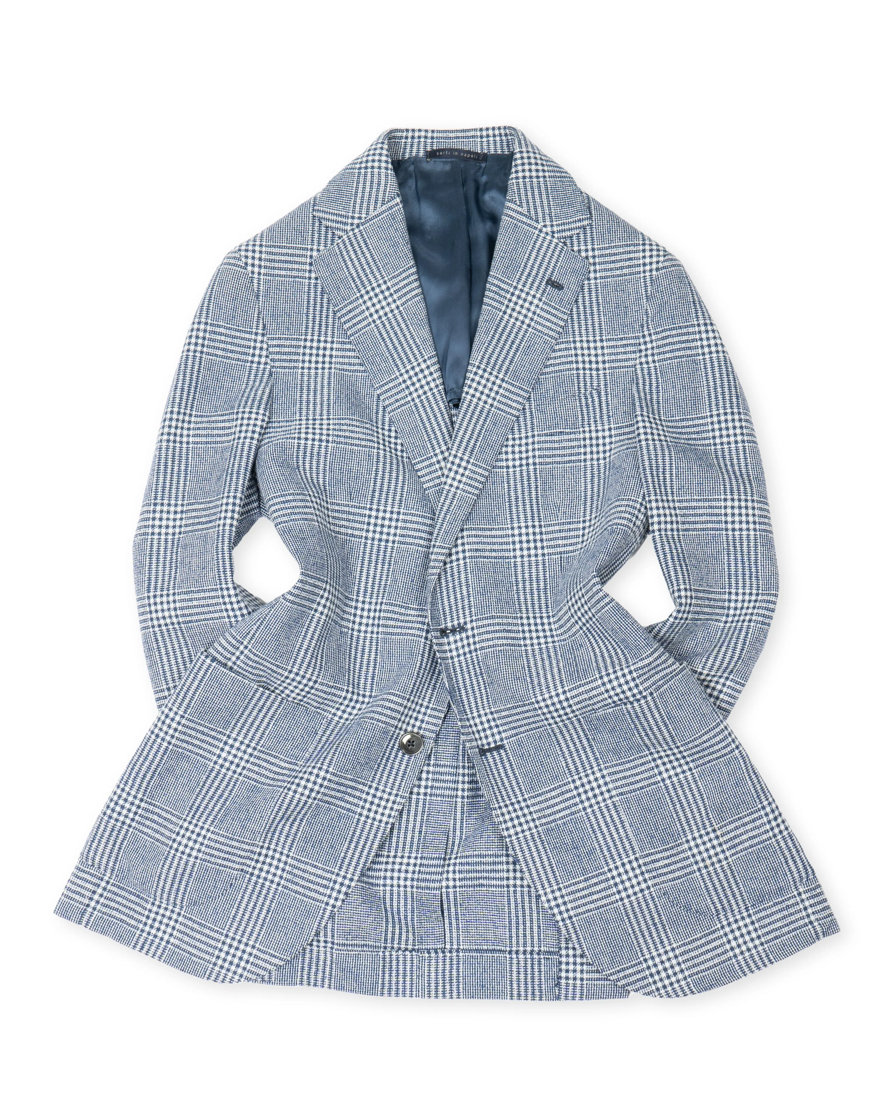 Gaiola - Navy/White Checked Sports Jacket 46