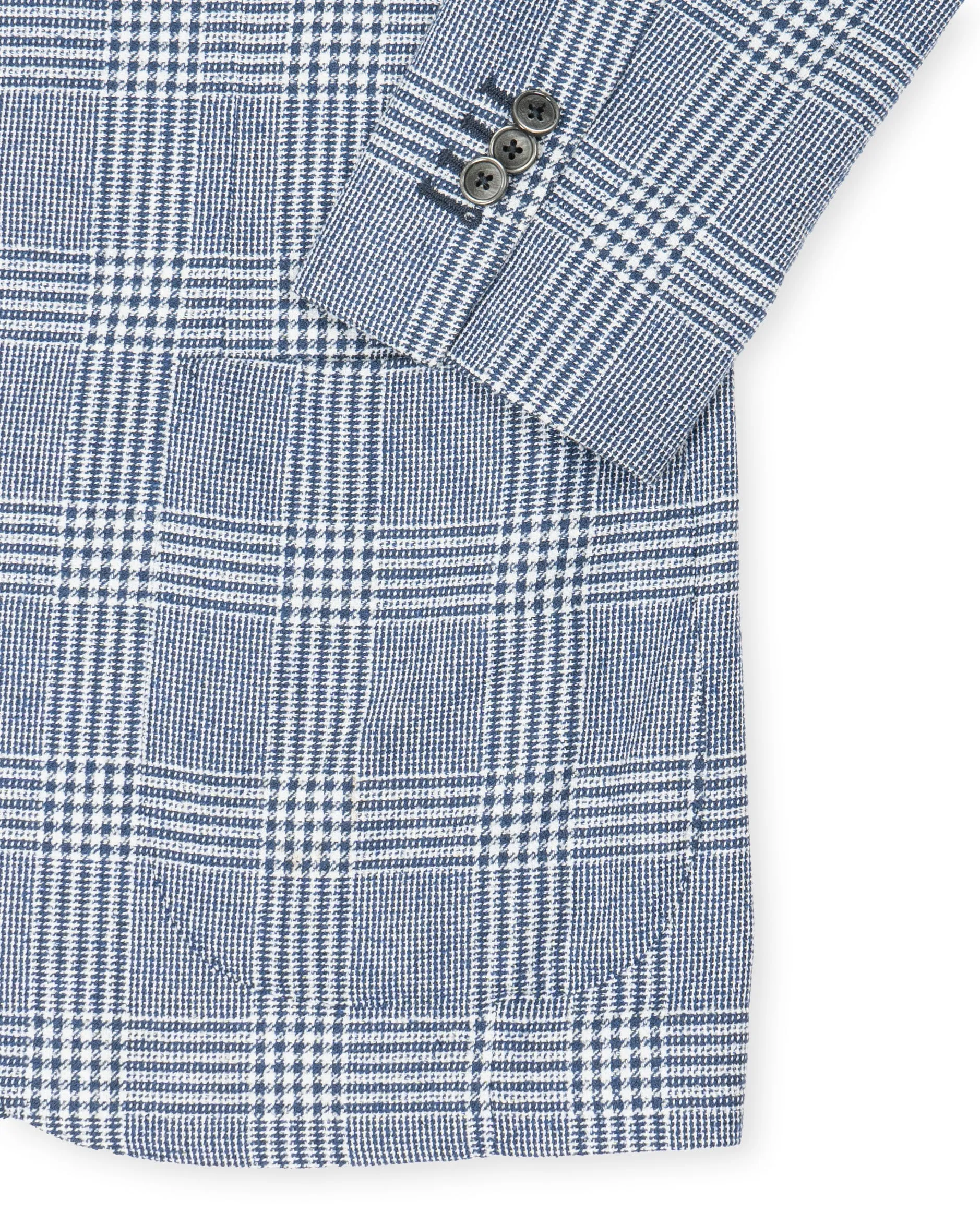 Gaiola - Navy/White Checked Sports Jacket 46