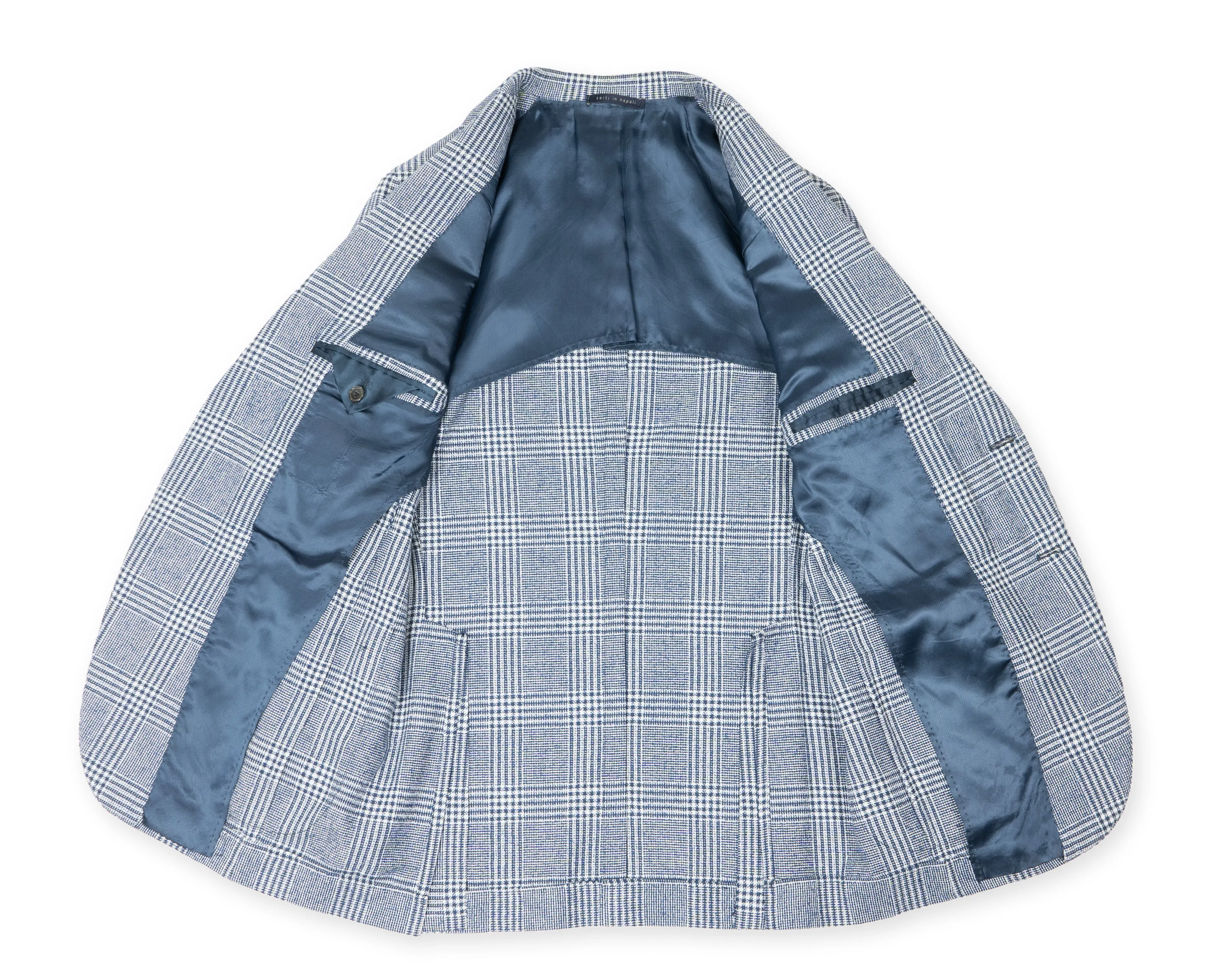 Gaiola - Navy/White Checked Sports Jacket 46